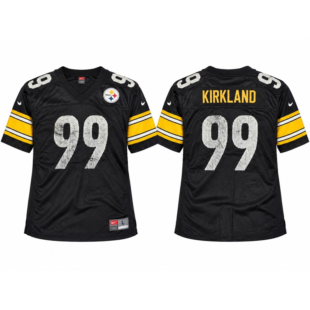 Vintage Nike Pittsburgh Steelers Levon Kirkland 99 Jersey Mens Large Made in USA
